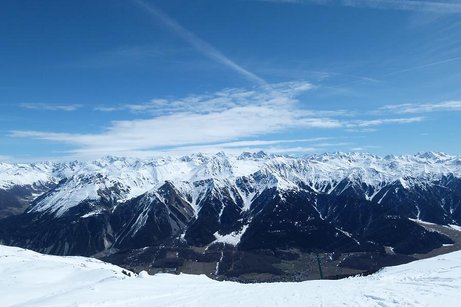 Panorama Sicht im Vinschger Oberland